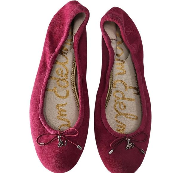 Sam Edelman Felicia Flat in Pink Suede Sz 6M. - Picture 7 of 13